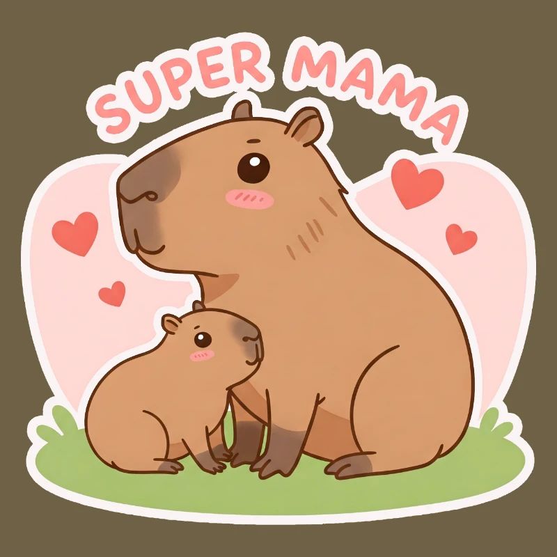 Super-Mama Capybara
