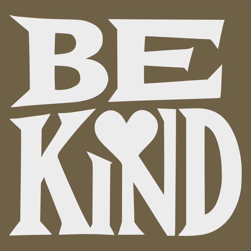 Slogan Be kind with heart