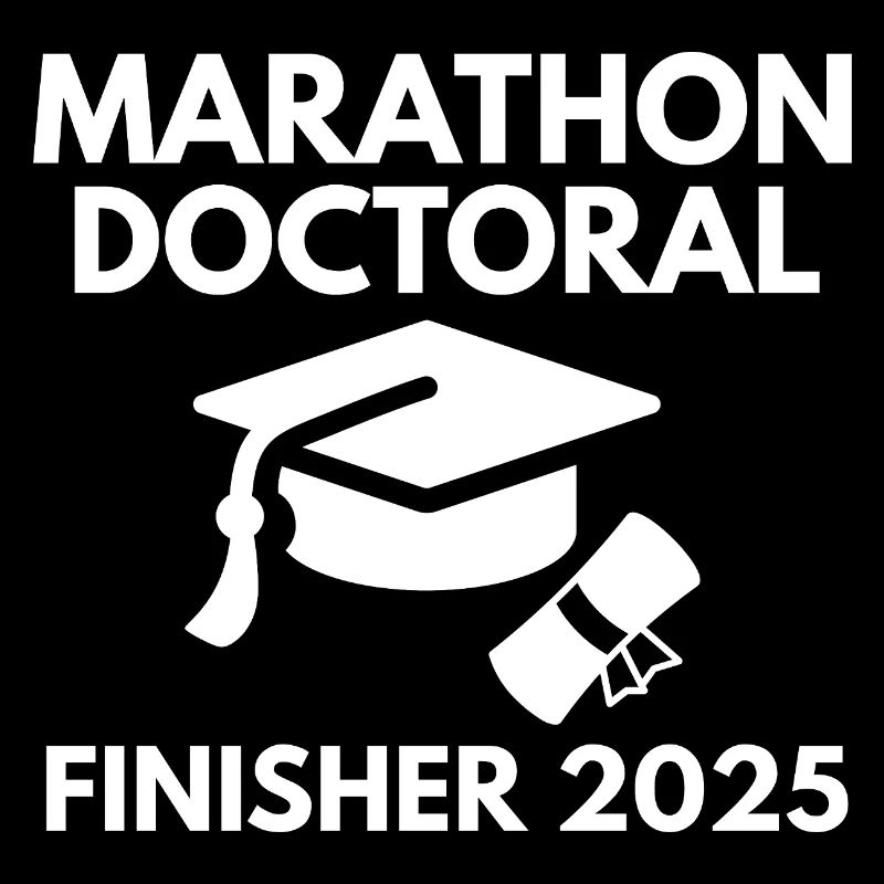 Marathon Doktorand Finisher 2025 Doktorand Geschenk