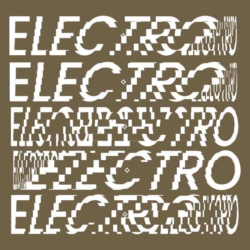 Électro-typographie Glitch