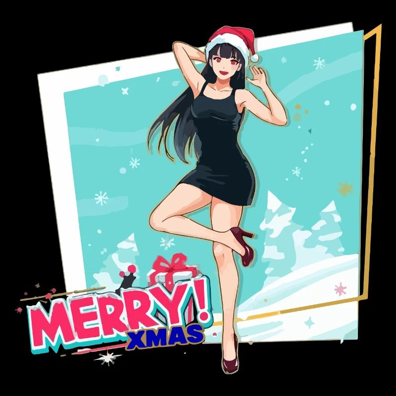Xmas Anime im Festtagslook