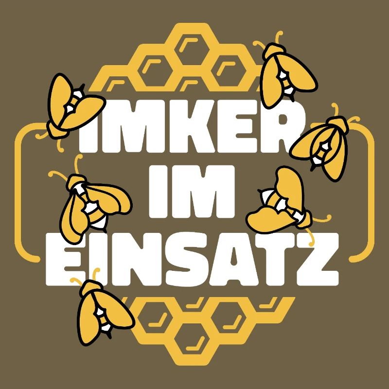 Imker im Einsatz Spruch