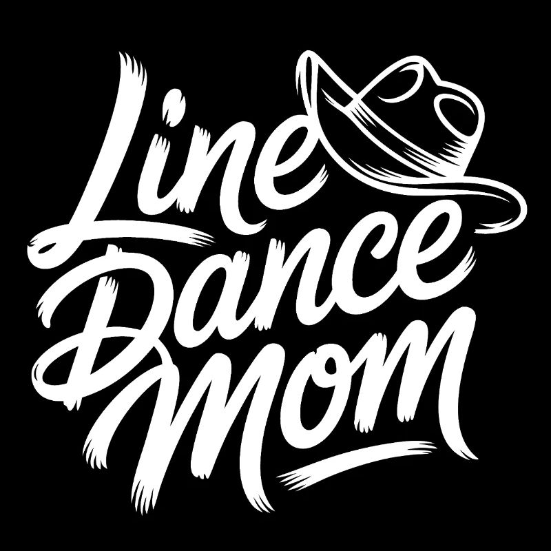 Line Dance Mom Lettering
