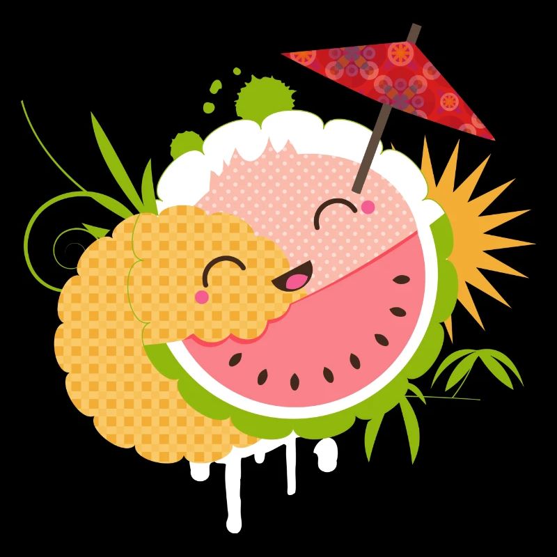 frecher Kawaii Cocktail mit Schirmchen