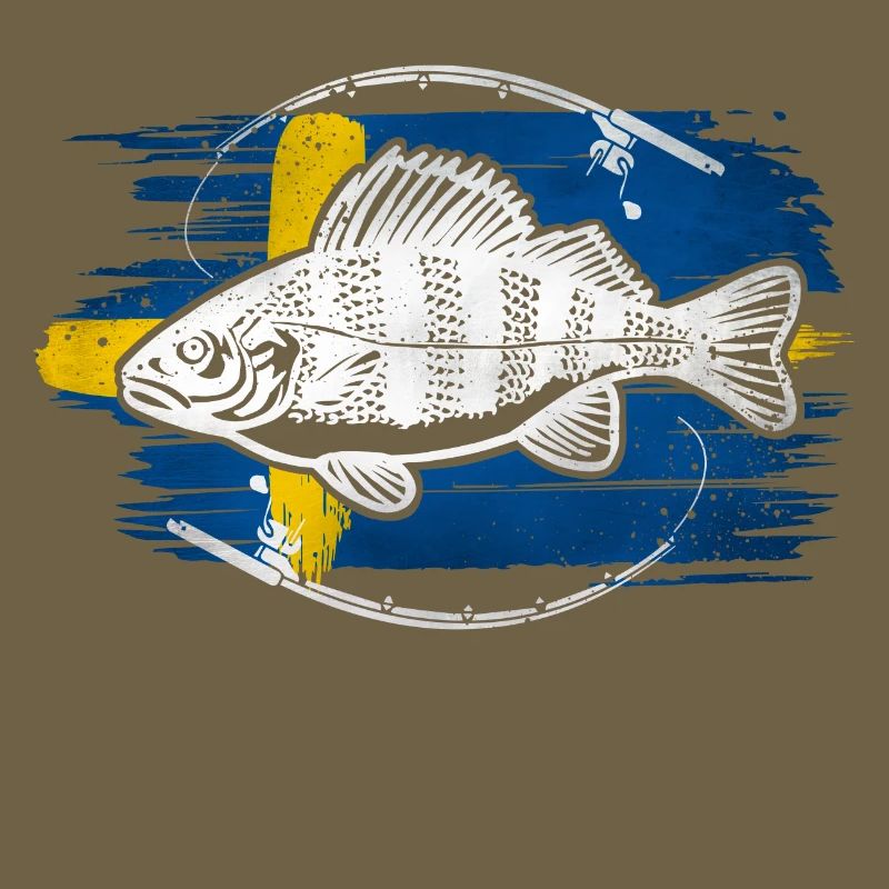 Perche de pêche de Suède