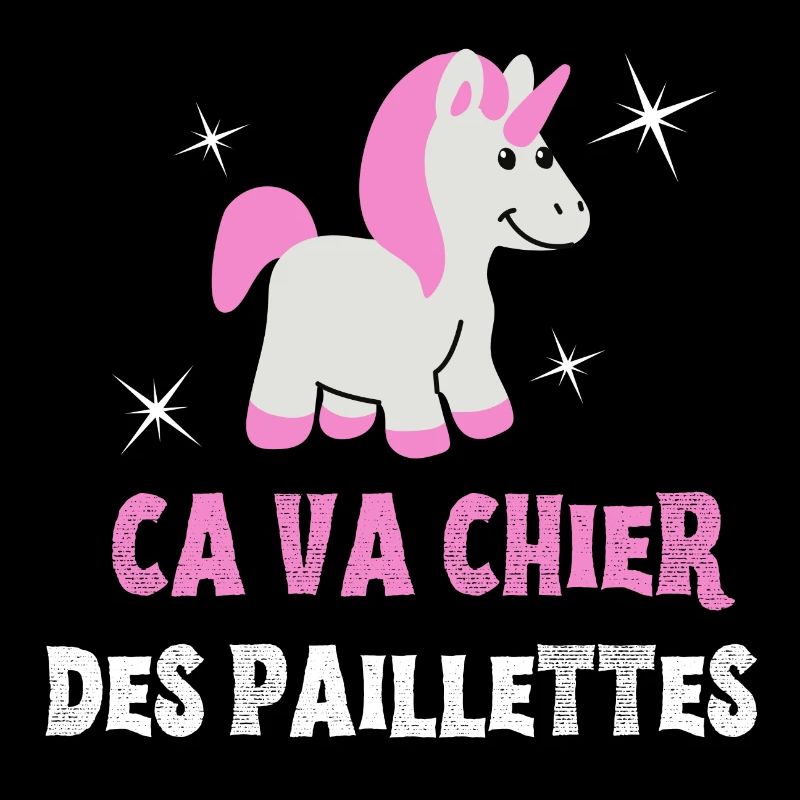 ca va chier des paillettes, licorne, unicorne