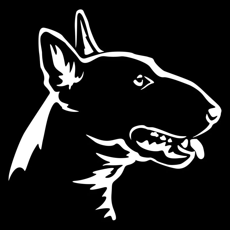 Bull Terrier Head "Black Edition"