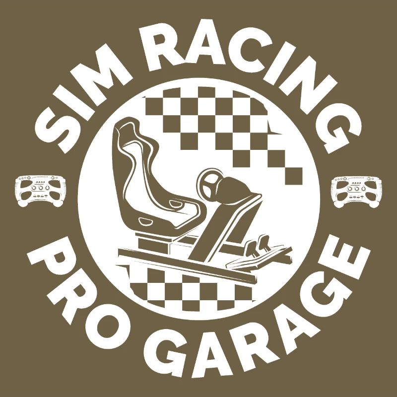 simracing emblem patch sim racer gaming Symbol