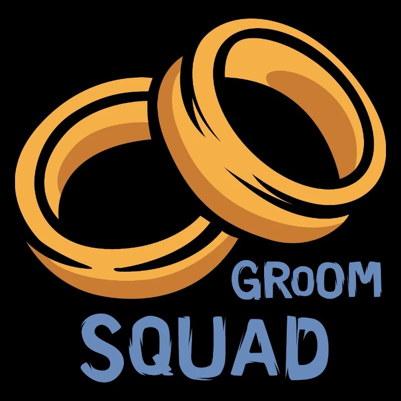 Groom Squad Ringe Junggesellenabschied