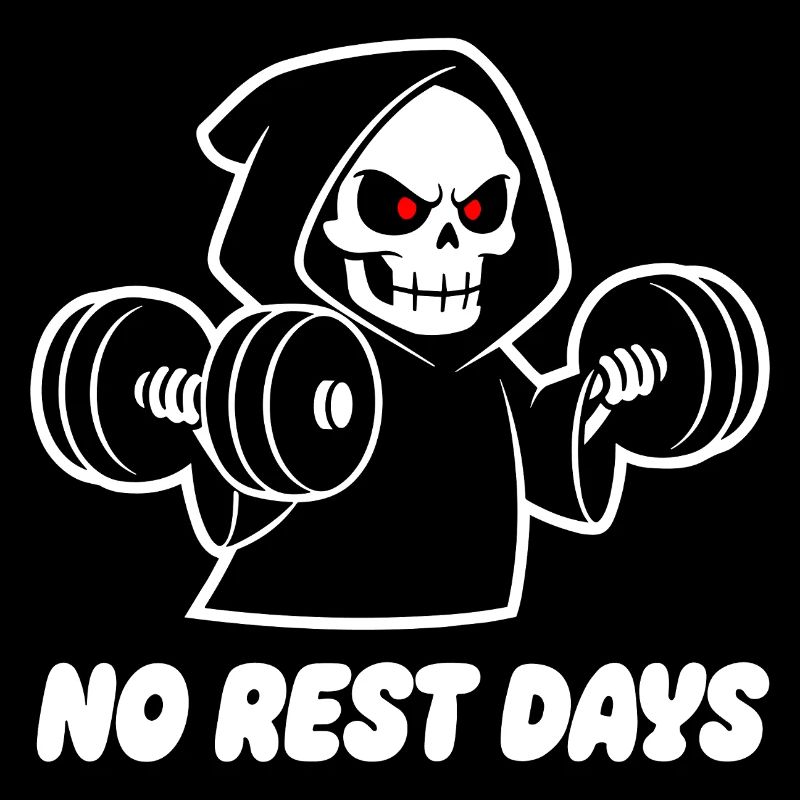 Kein Pausen Tag Grim Reaper Krafttraining