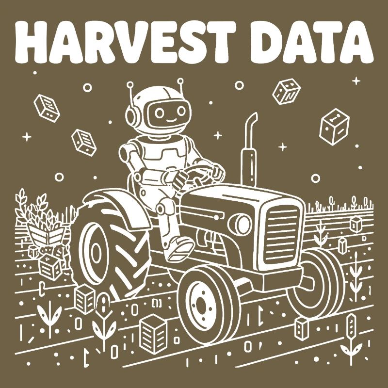 Harvest Data robot on tractor