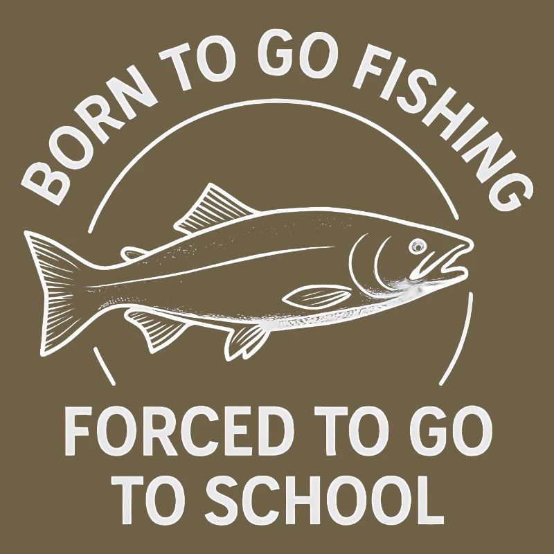 Né pour aller pêcher, forcé d’aller à l’école Pêcheur