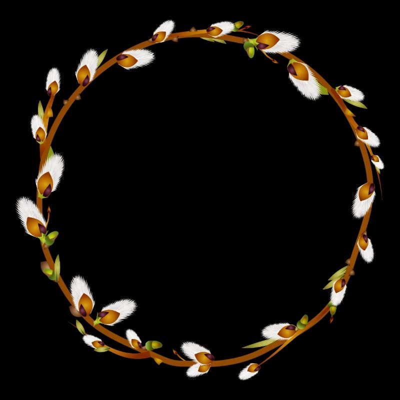 Simple couronne de saule – Décoration printanière