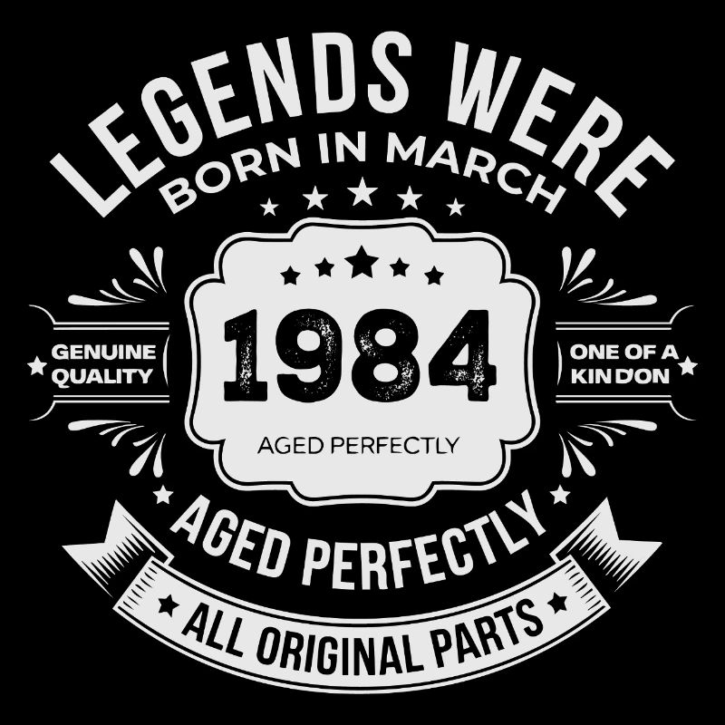 March 1984 Birthday 1984 Legends Mars