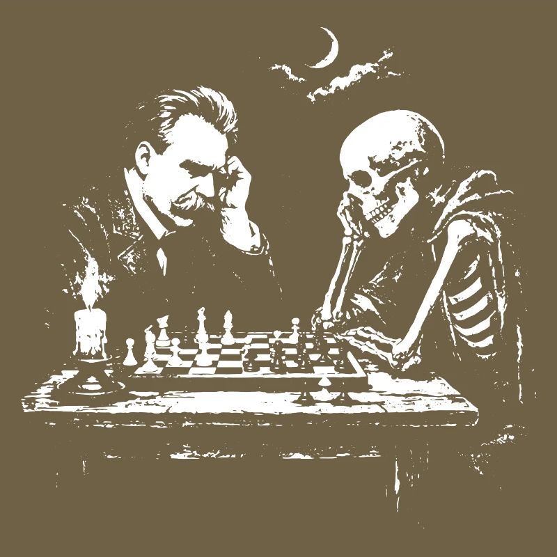 Nietzsche joue aux échecs avec Skeleton