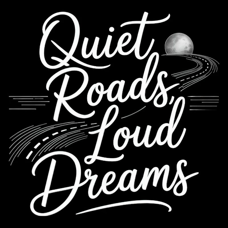 Routes calmes Rêves bruyants - Conception de nuits de road trip