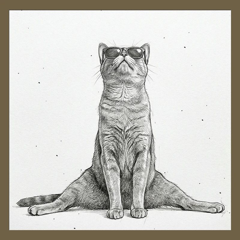 Séparations de yoga pour chats cool