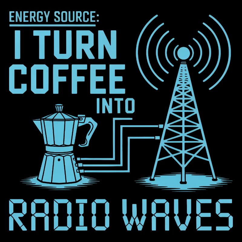 I Turn Coffee Into Radio Waves