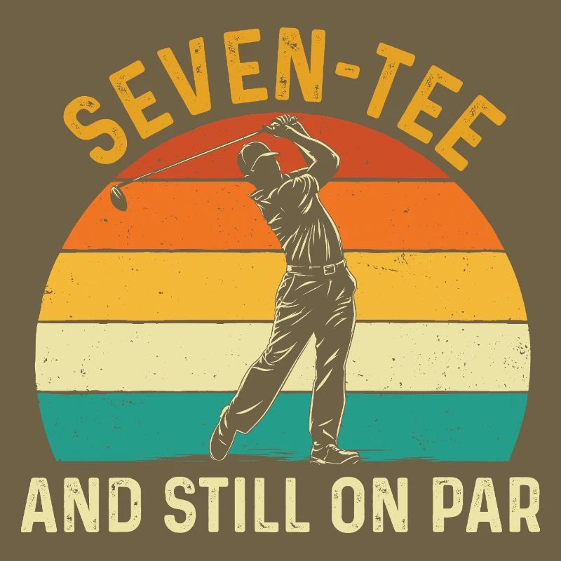 Sieben Abschlag immer noch auf Par 70. Golf-Geburtstag