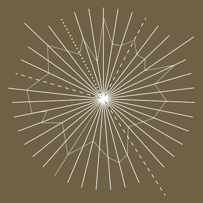 Radial rays