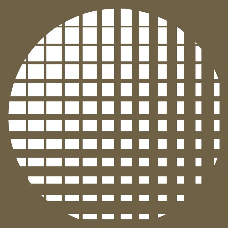 Cercle composé de plusieurs carrés