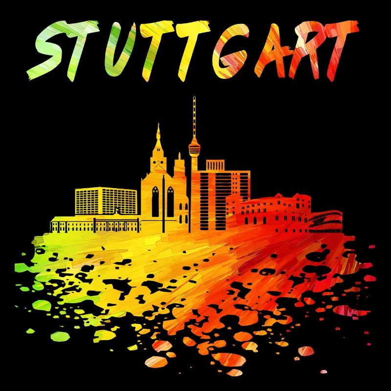 Stuttgart Skyline / Schwaben Stadt Schwarzwald