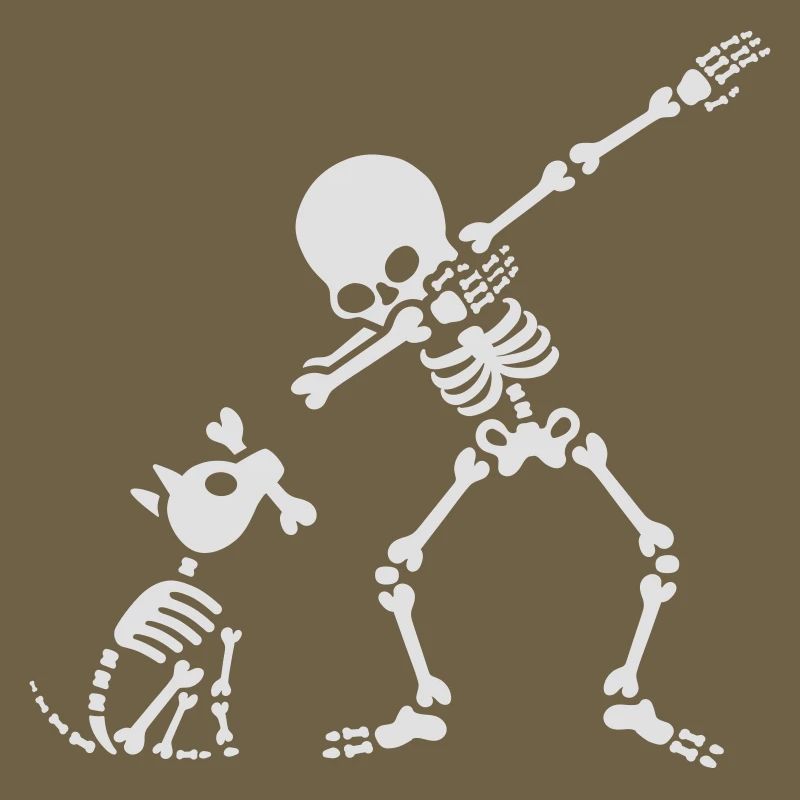 Dab dabbing skeleton Pet Dog Bone