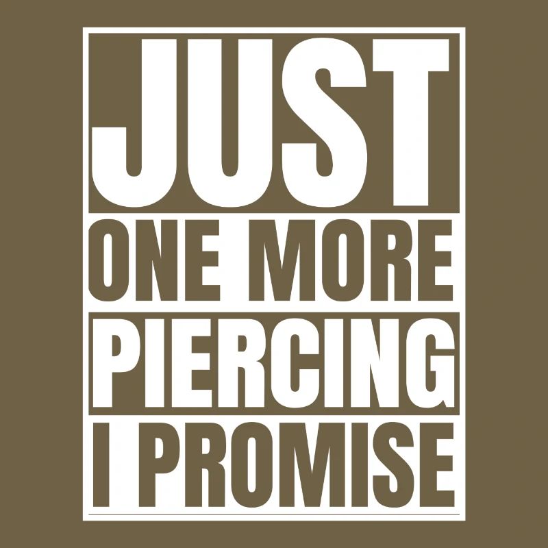 Lustiger Piercing Spruch Schmuck Englisch Geschenk