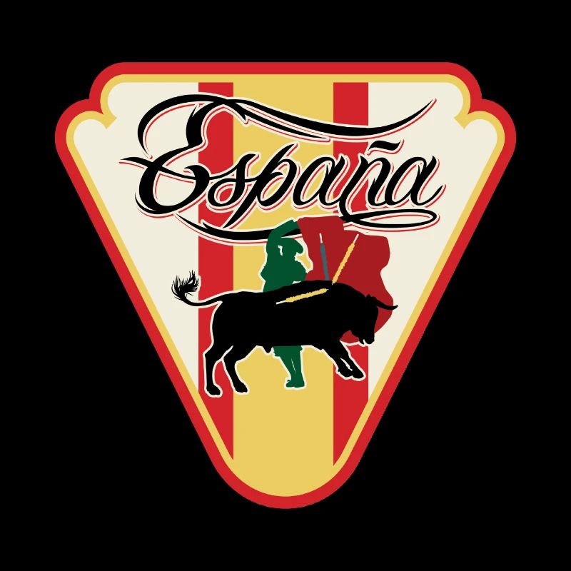 Espagne Voyage Souvenir Autocollant Drapeau espagnol Badge