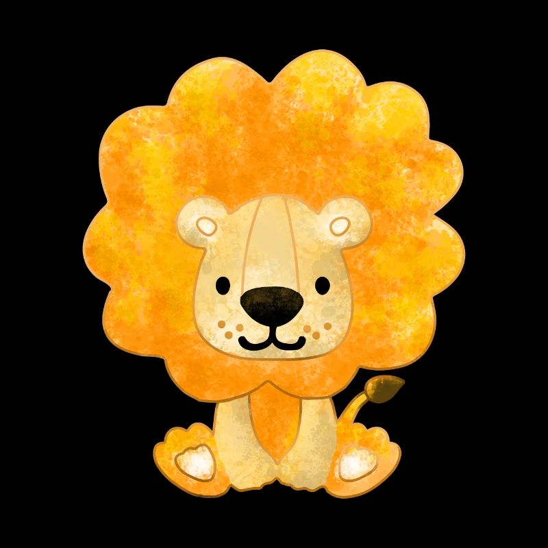 petit lion bébé mignon pour les enfants