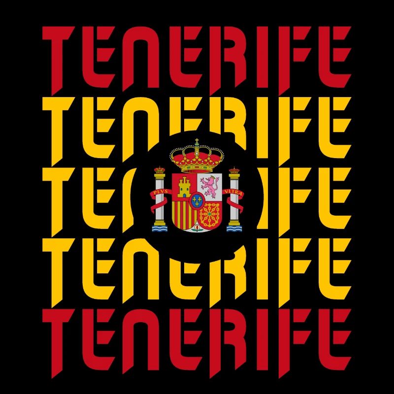 Teneriffa Spanien Flaggen Design