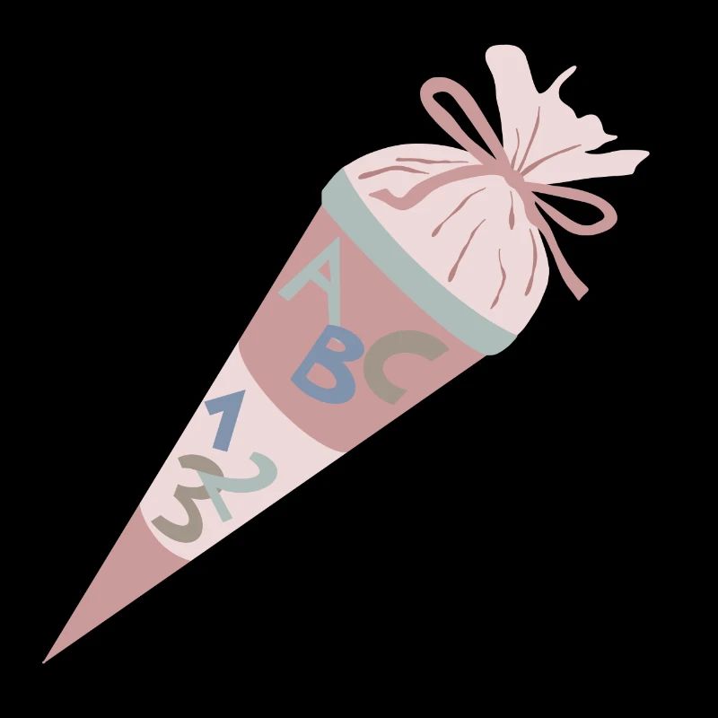 Schultüte Rosa