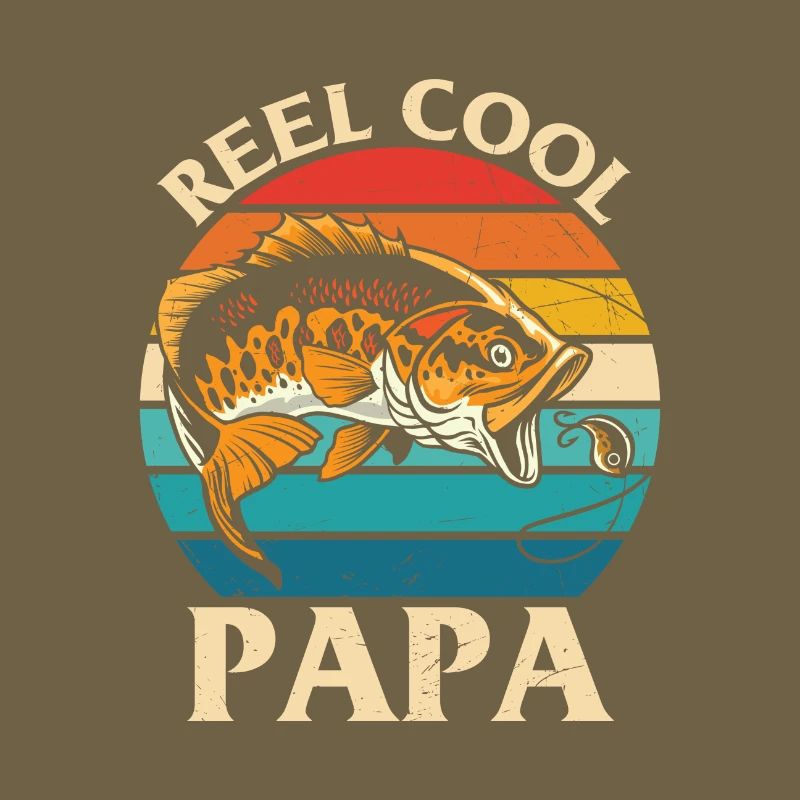 Citation de pêche Moulinet Cool Papa Conception de pêche