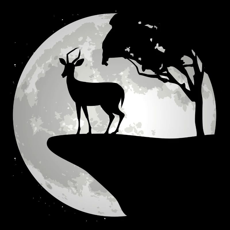 Impala Antelope Full Moon Africa Gift