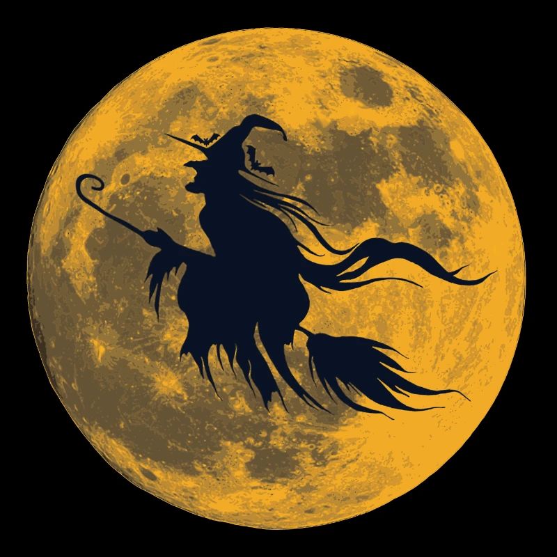 Hexendesign, Silhouetten, Monde, halloween Outfit
