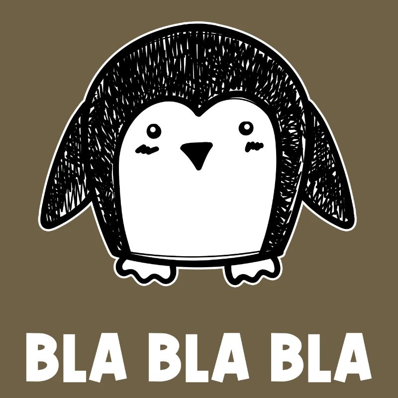 Tier Schnee Spruch Eis Vogel Pinguin Seevogel