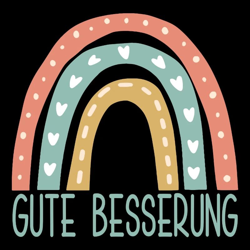 Gute Besserung - Krankenhaus Aufenthalt REGENBOGEN