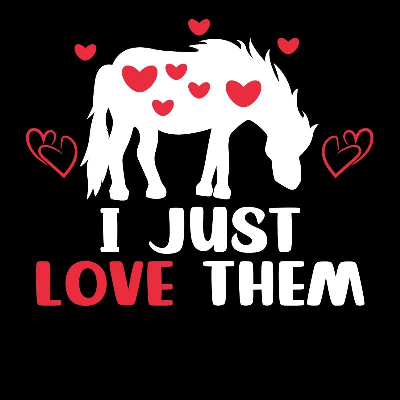 Chevaux islandais Déclaration de coeur Cheval Amour Fan de cheval
