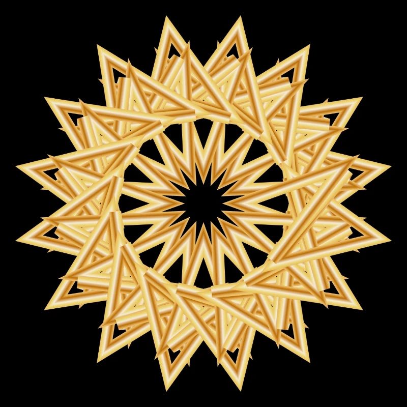 extraordinary golden star for Christmas