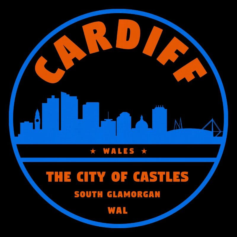 Cardiff Skyline Badge