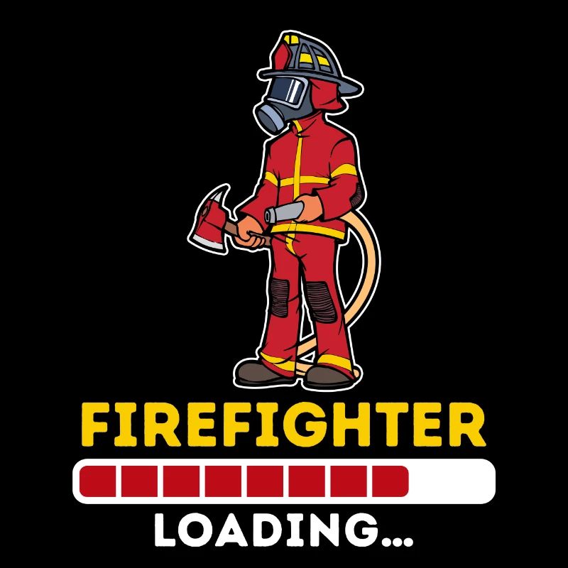 Fire brigade fire hose slogan firefighter