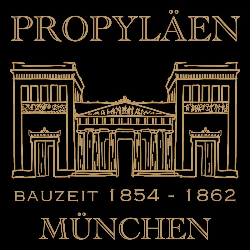 Propyläen, München, Wahrzeichen Stadttor, Bayern