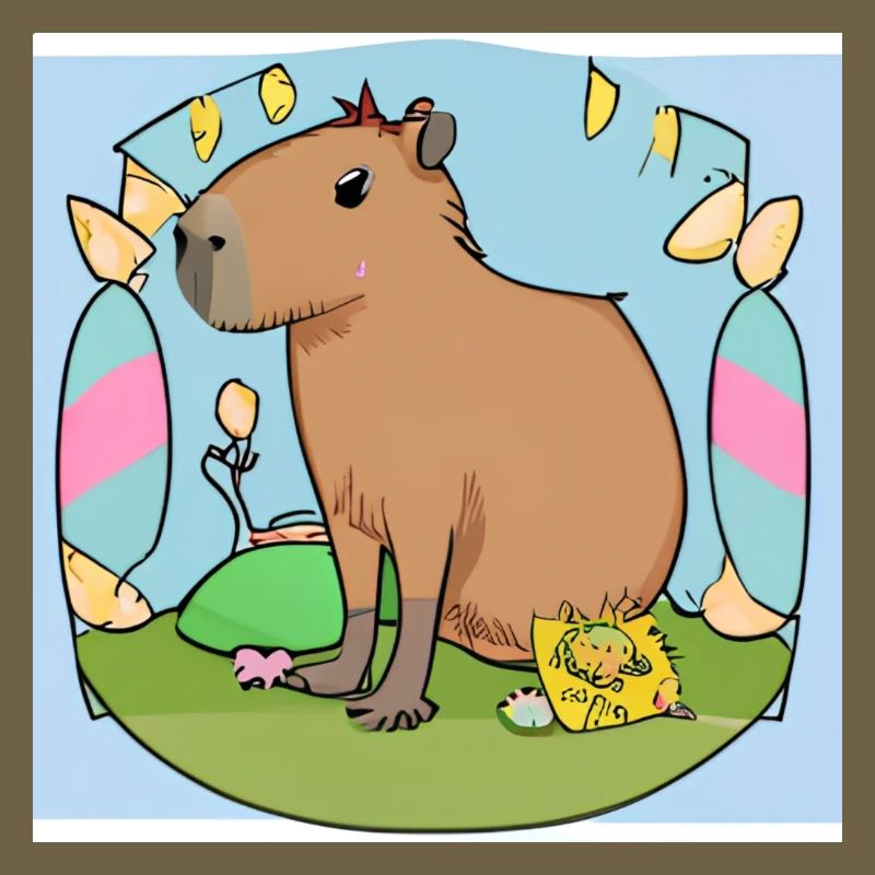 Easter capybara