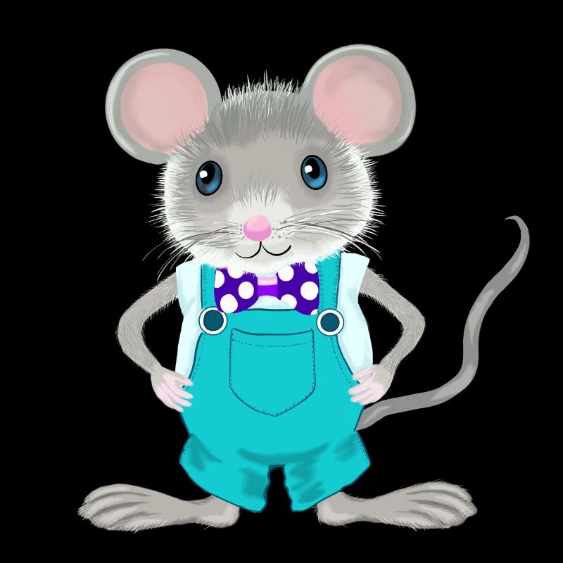 mignonne et élégante petite souris
