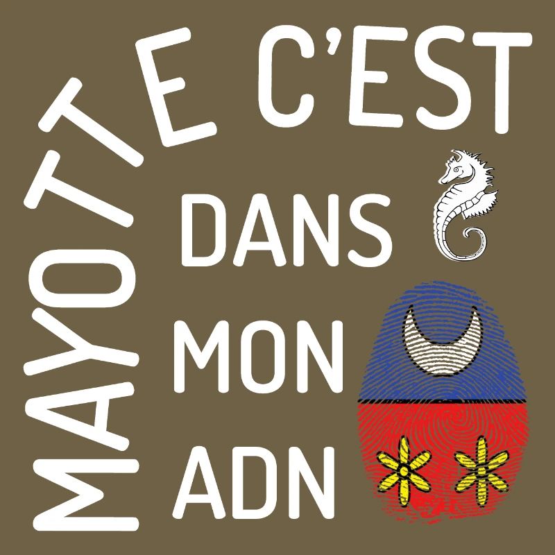 T SHIRT MAYOTTE C'EST DANS MON ADN