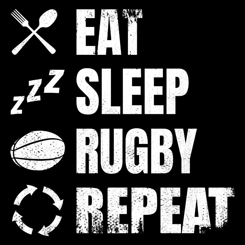 Rugbyspieler Tagesplan
