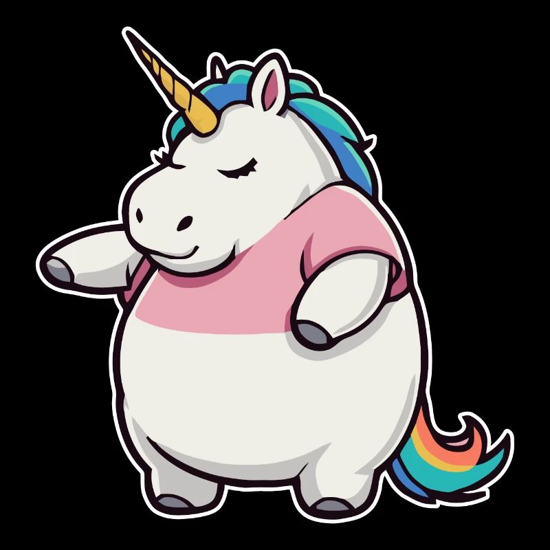 Licorne drôle