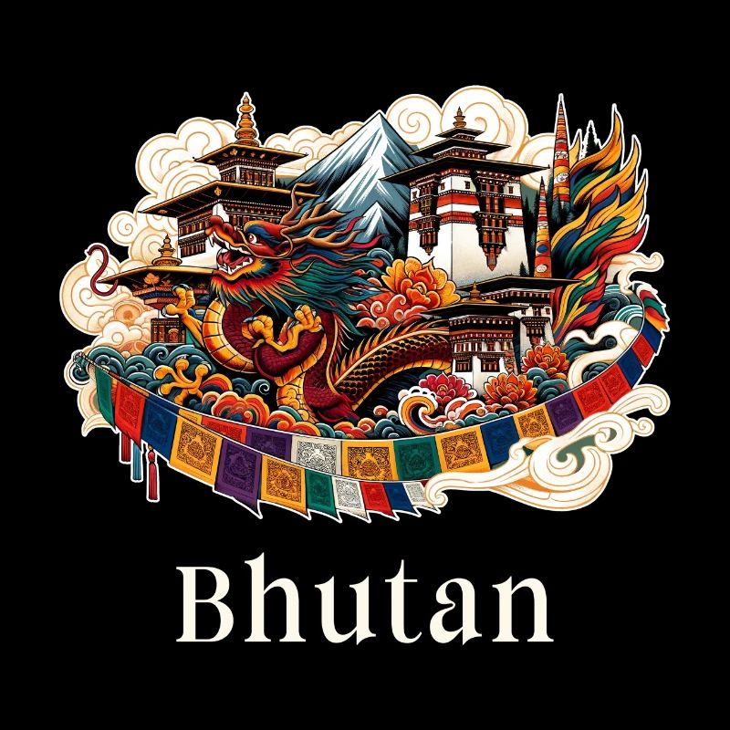 Bhutan Drache Thimphu Himalaya