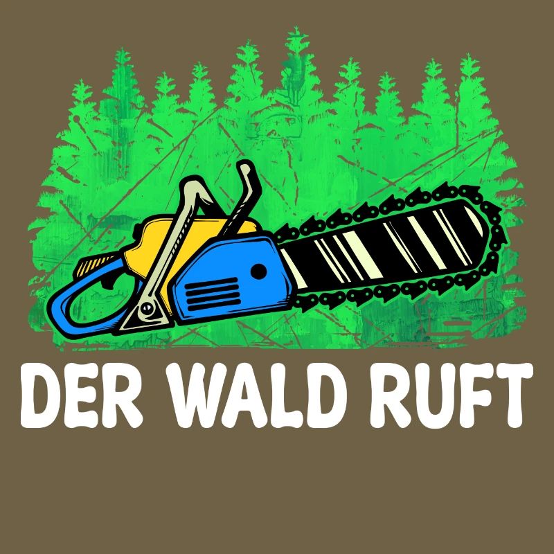 Baumfäller Motorsäge Baum Statement Holzfäller