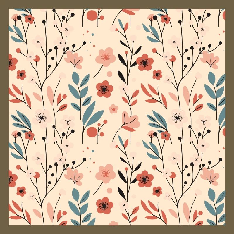 Floral Floral Pattern Spring Summer Flowers 2